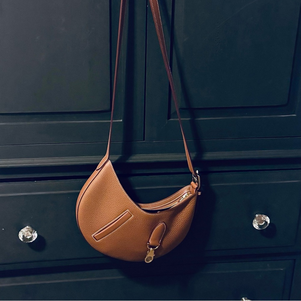 Hermes Gold Togo Leather and Gold Plated P'tit Arcon Bag-2024 l